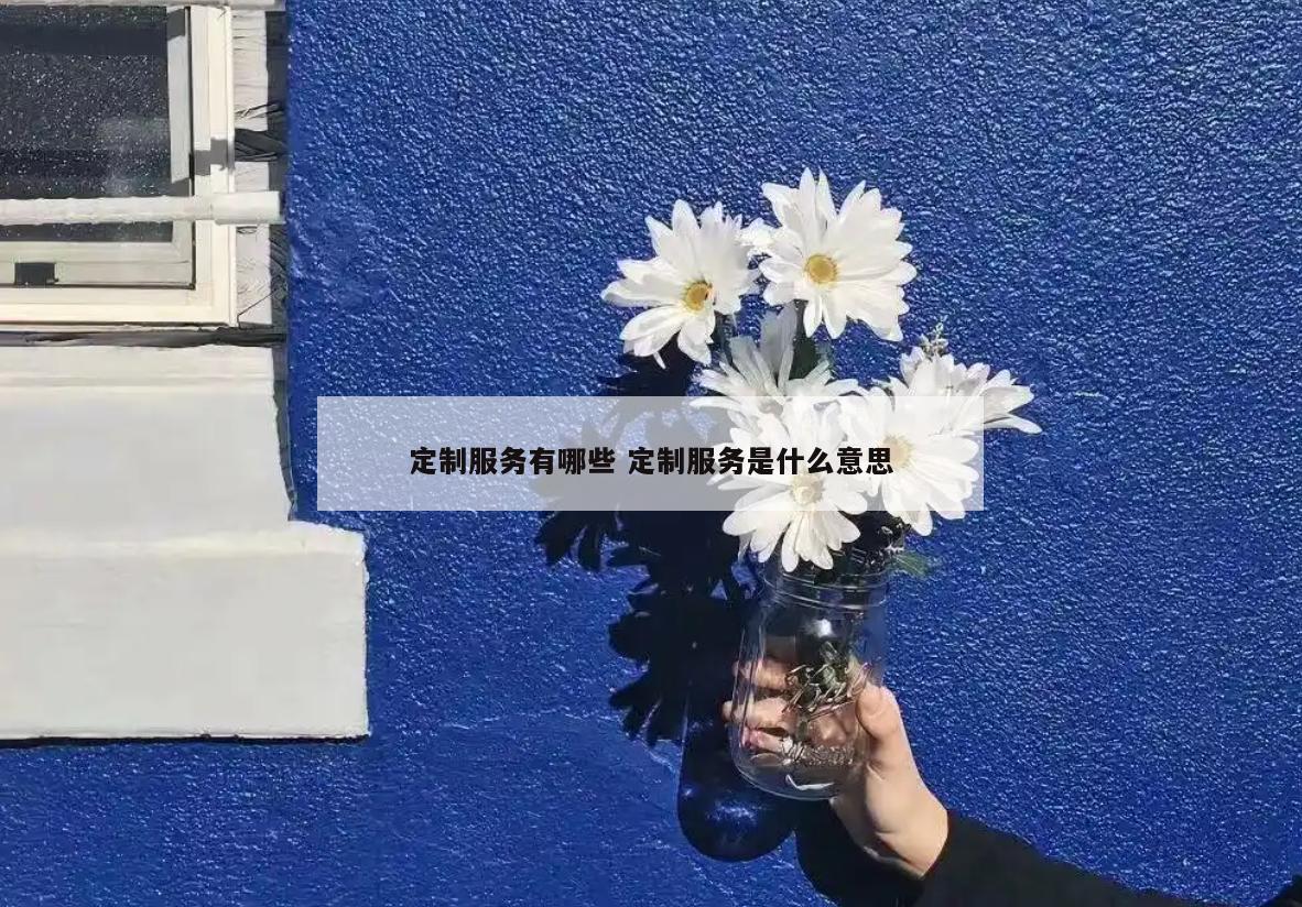 定制服务有哪些 定制服务是什么意思